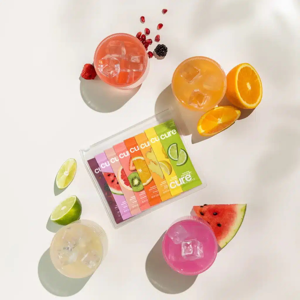 Cure hydration electrolytes. USDA Certified Organic electrolytes