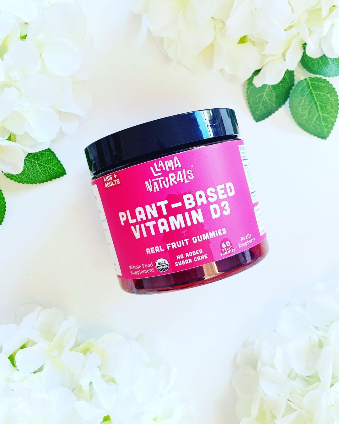 Llamas Naturals Organic Vitamin D Gummies Kids & Adults