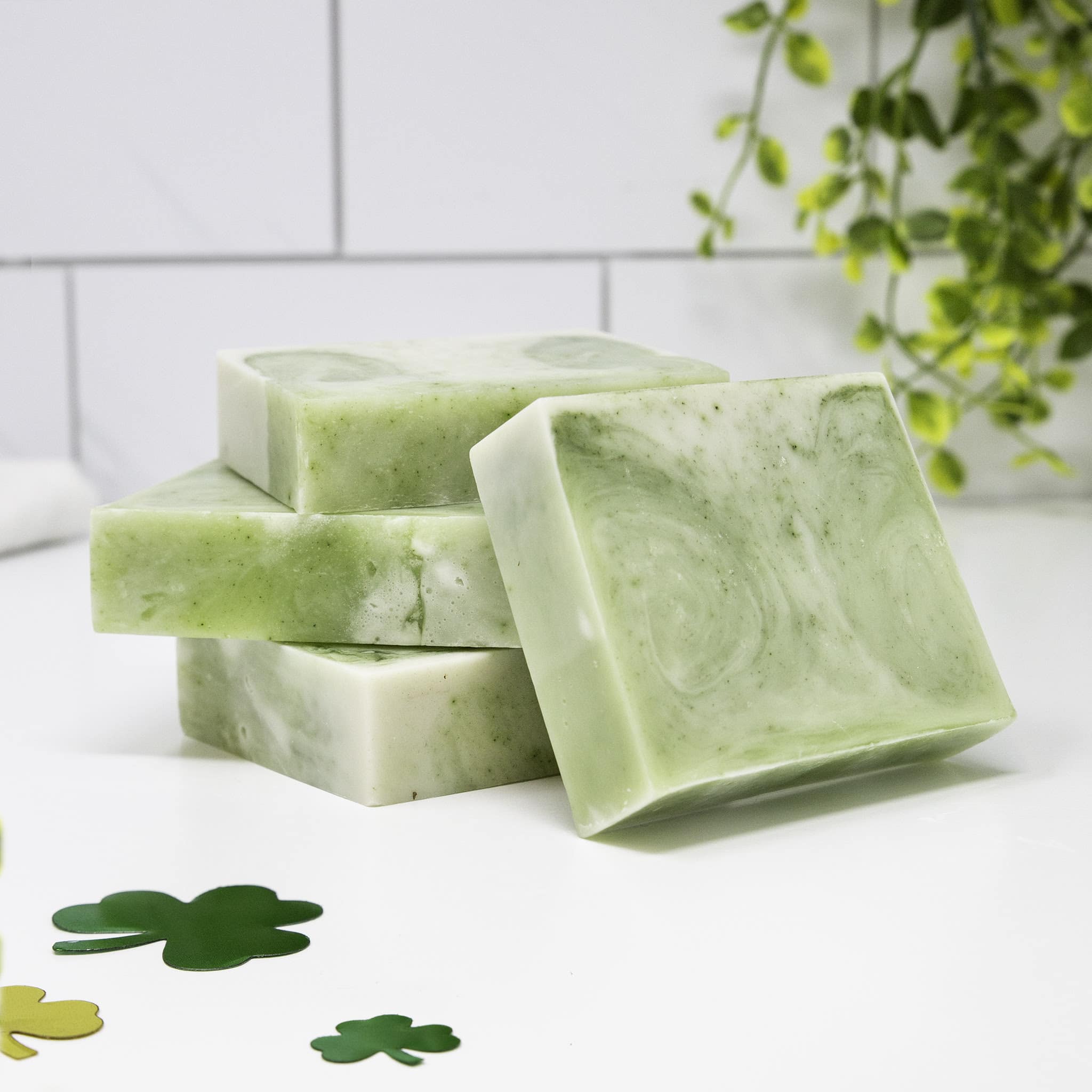 Poofy Organics Green Tea & Cucumber Bar Soap