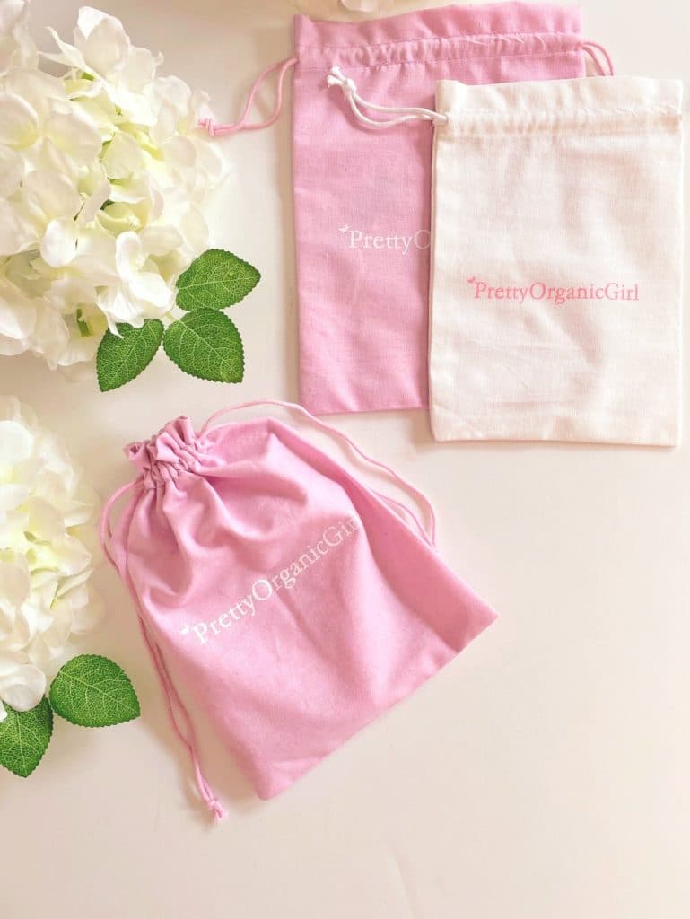 POG Pouches GOTS Certified organic cotton pouches