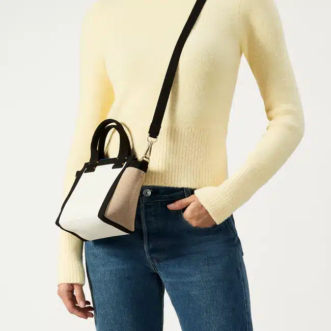 Rothy's sustainable The Mini Handbag review and promo code