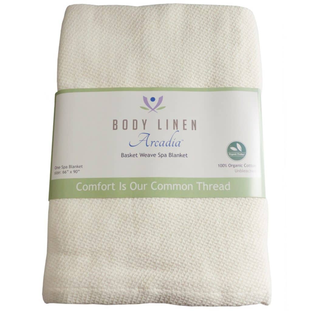 Massage Naturals Arcadia© 100% Certified Organic Cotton Massage Blanket