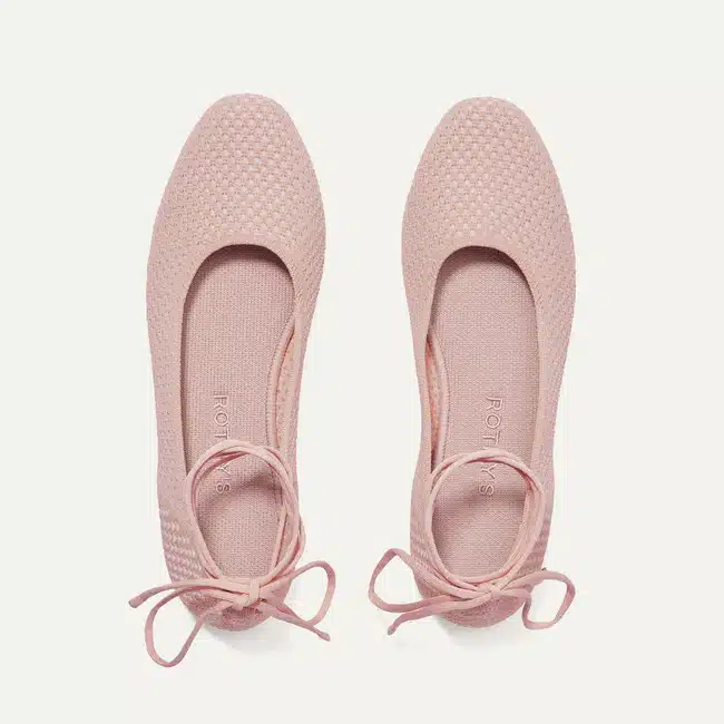 Rothy's sustainable ballerina, The Square Wrap, review and promo code