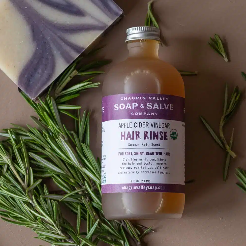 Chagrin Valley Soap and Salve Organic Apple Cider Vinegar Rinse Concentrate Sumer