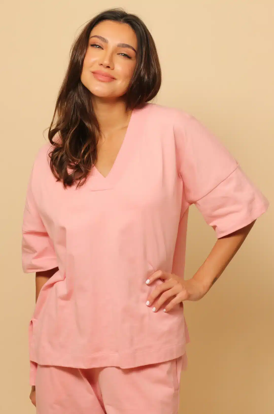 Cottonique organic, allergy-free medical scrubs