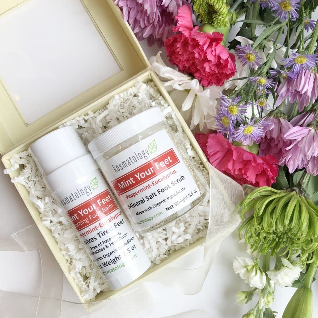 Kosmatology Mint Your Feet® organic Mother's Day Gift Set