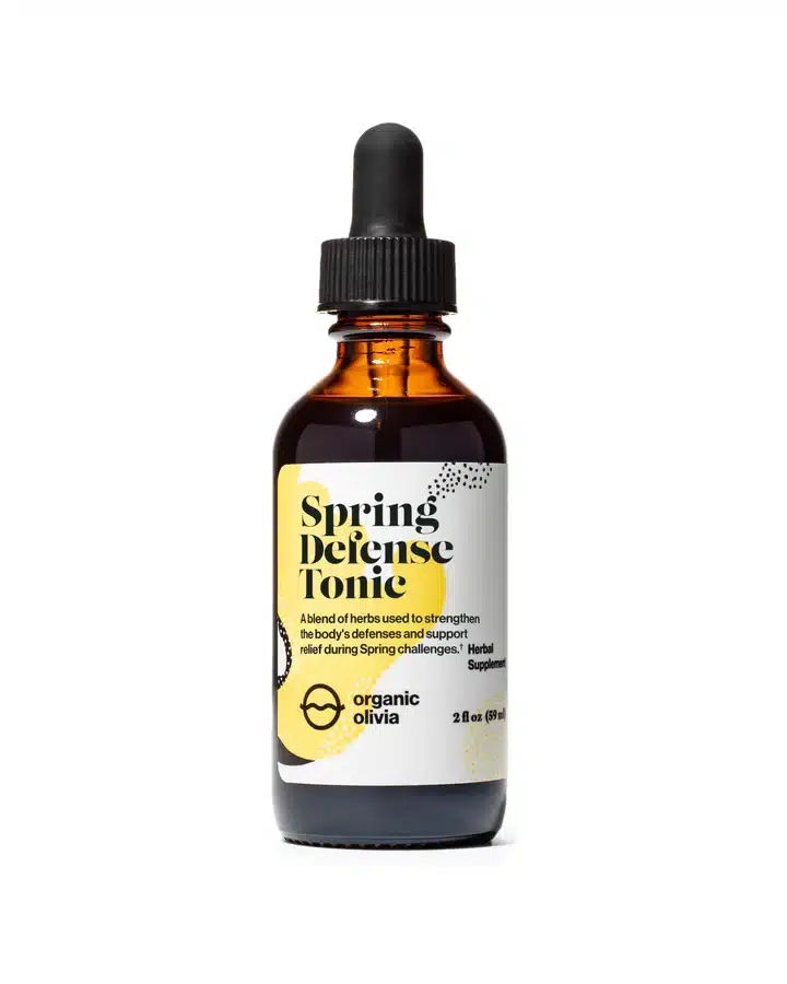 Organic Olivia Spring Defense Tonic review and promo code, allergy