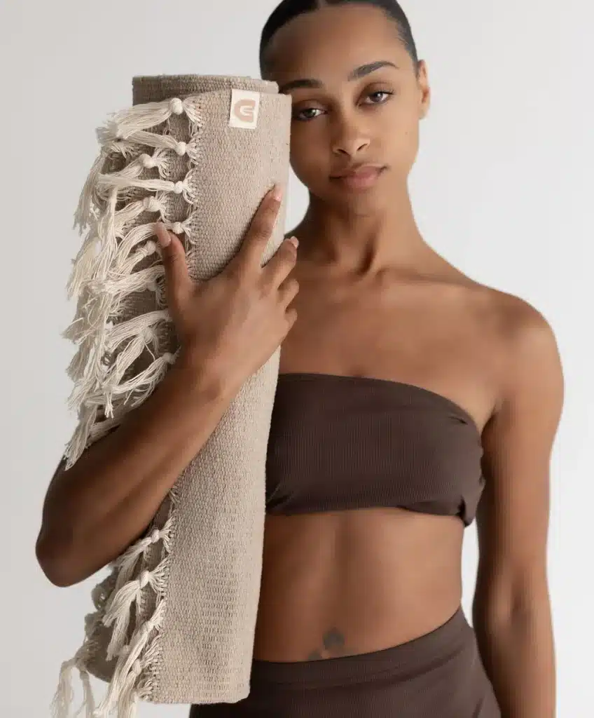 Oko Living GOTS Certified Organic Cotton Yoga Blanket, Ayurveda