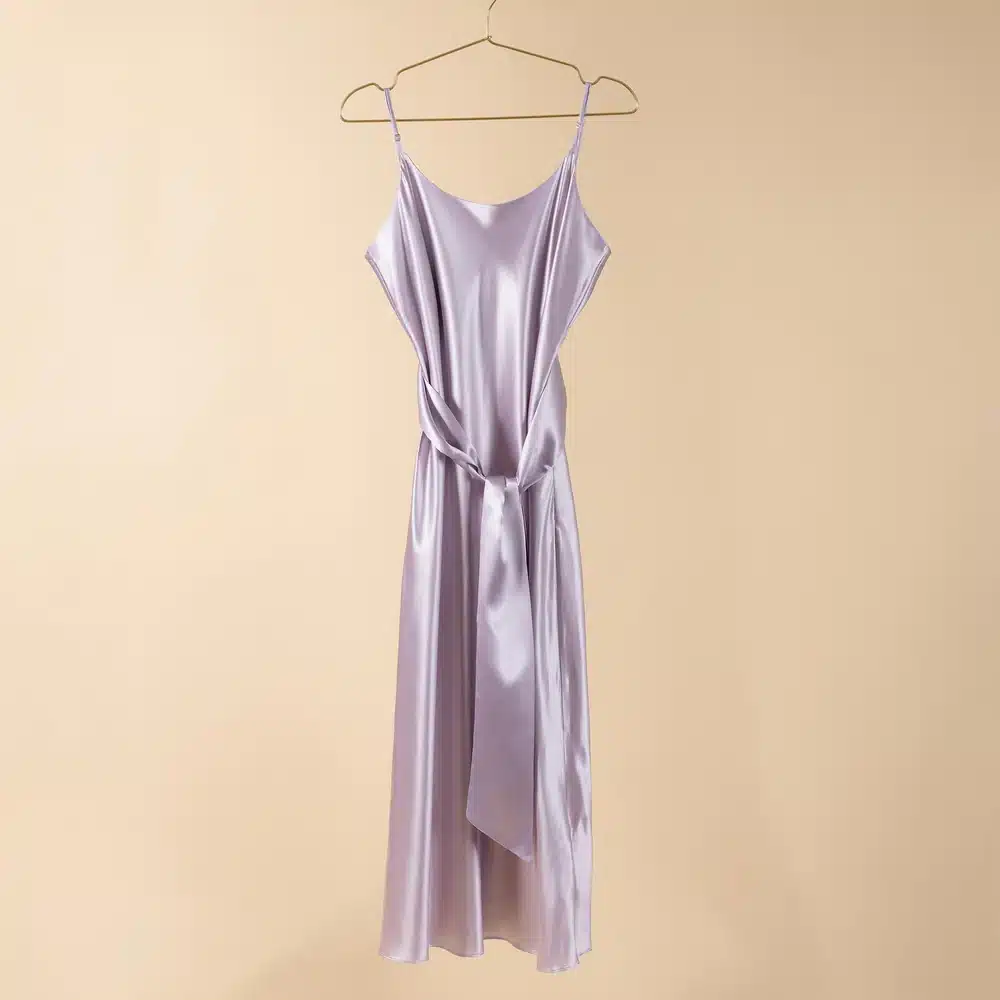 Clementine Sleepwear Organic Silk Day to Night Dress Dusk