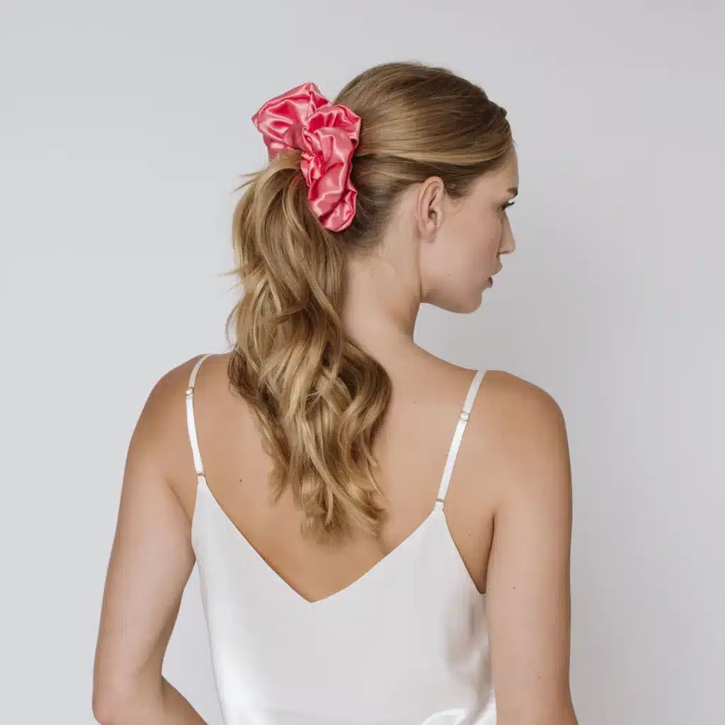 Clementine Sleepwear GOTS Certified Organic Scrunchie Blush