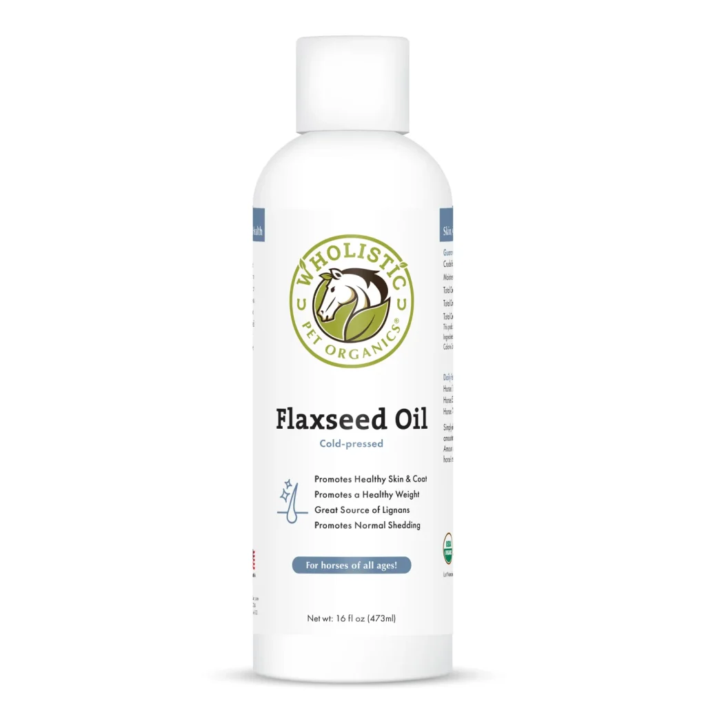 Wholistic Pet Organics Equine Flaxseed Oil