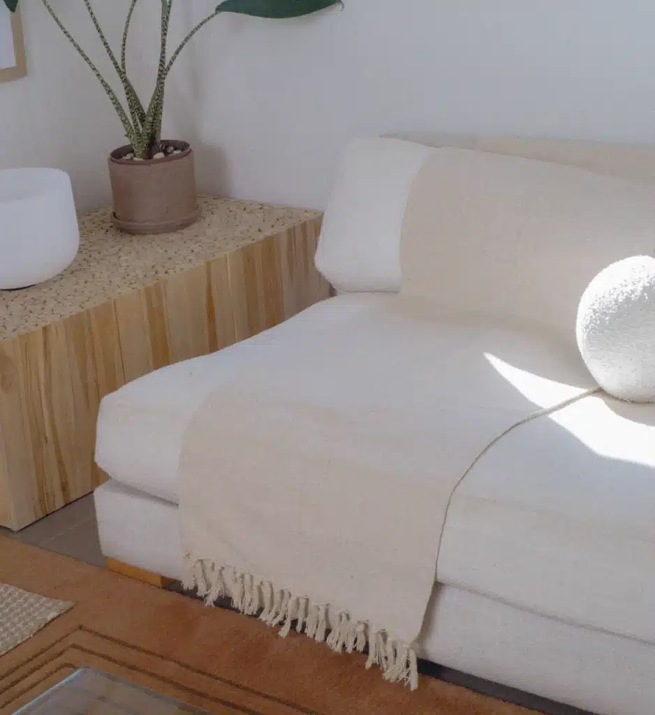 Oko Living GOTS Certified Organic Cotton Yoga Blanket, Ayurveda yoga blanket