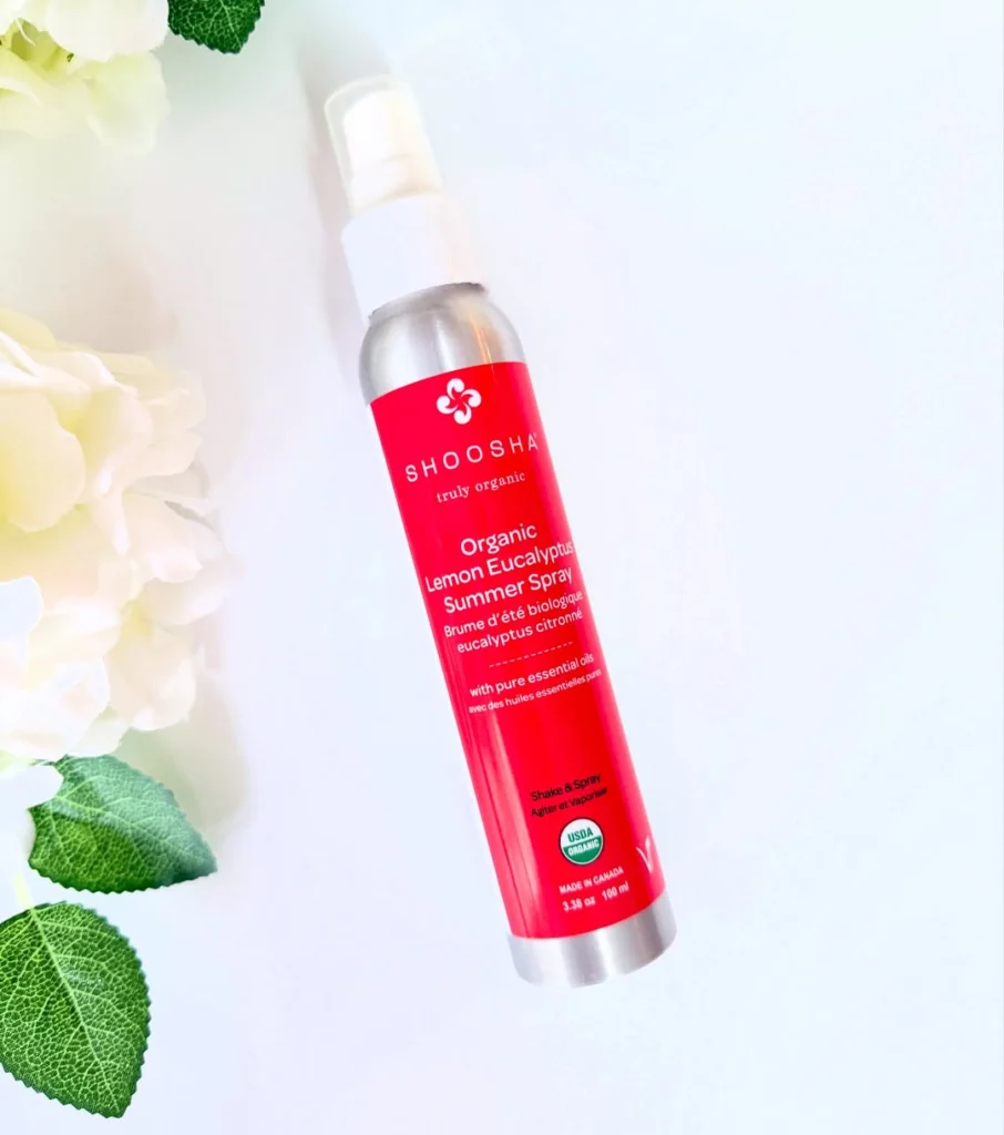 Shoosha USDA Certified organic bug repellent