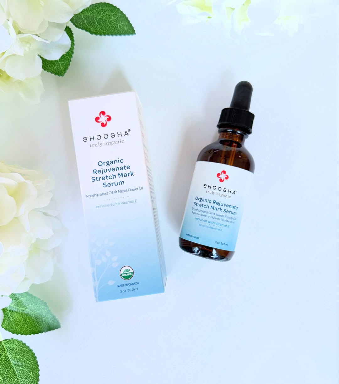 Shoosha USDA Certified Organic Stretch Mark Serum