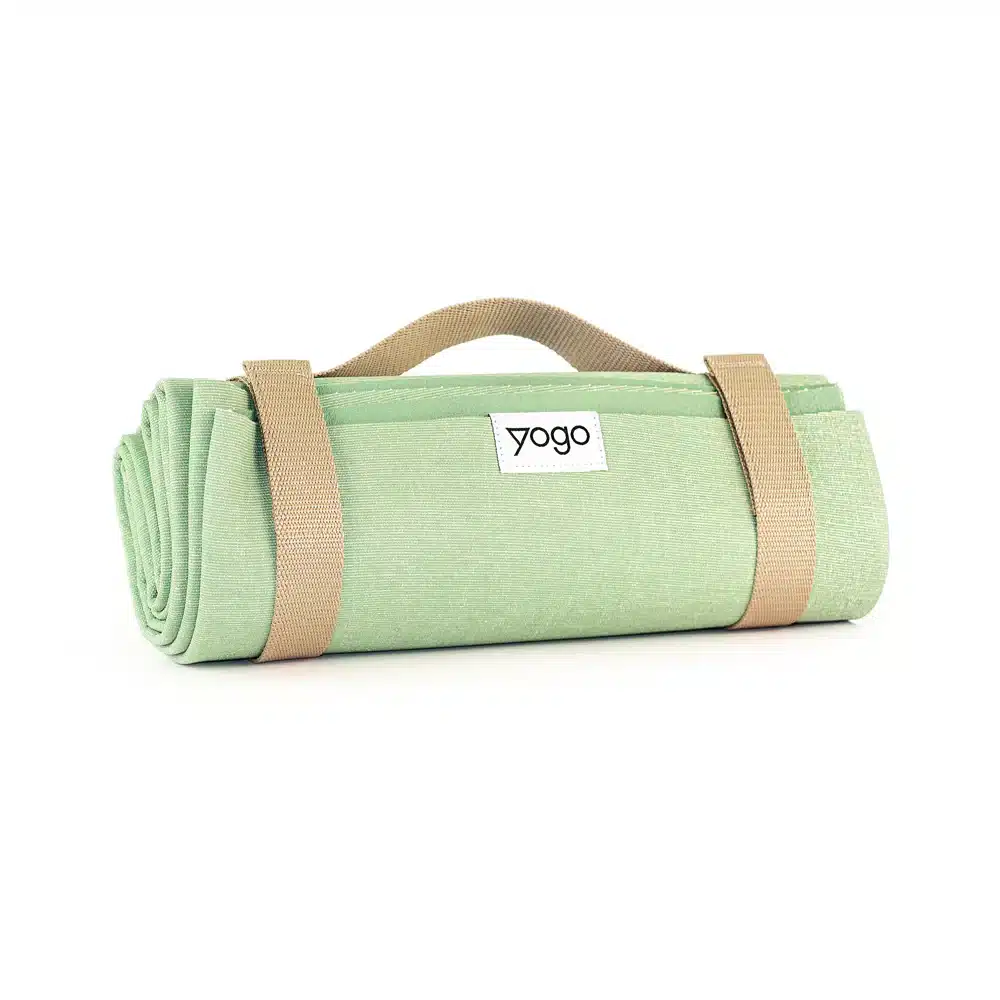Yogo certified organic travel size yoga mat