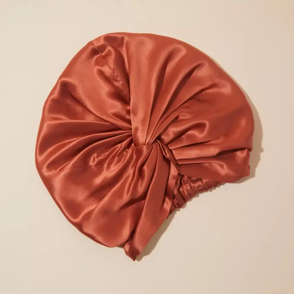 Clementine Sleepwear GOTS Certified Organic Silk Bonnet Dusk