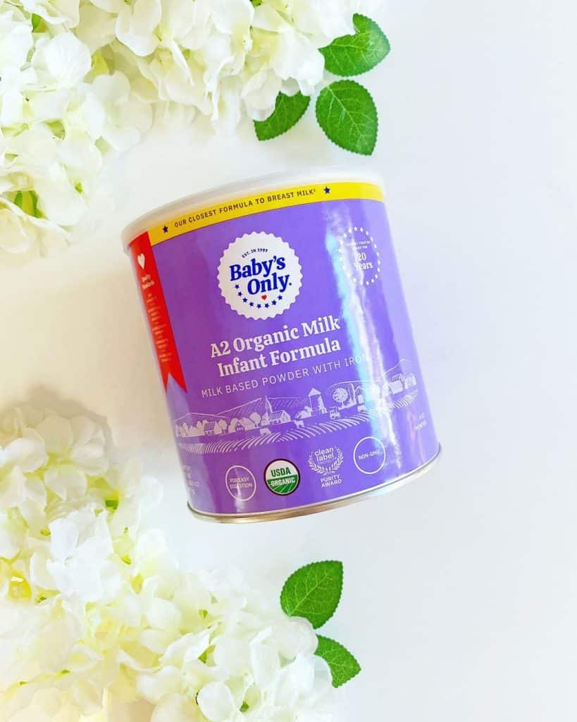 Baby's Only Organic Infant Formula Without Heavy Metals