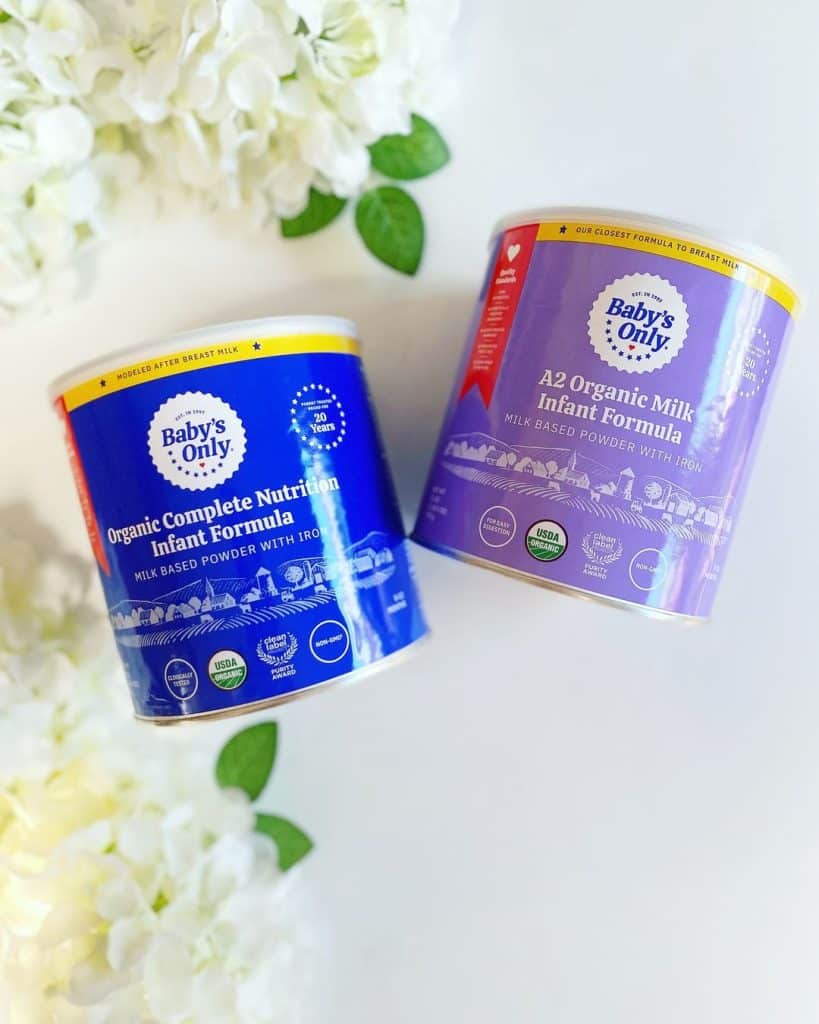 Baby's Only Organic Baby Formula heavy without heavy metals