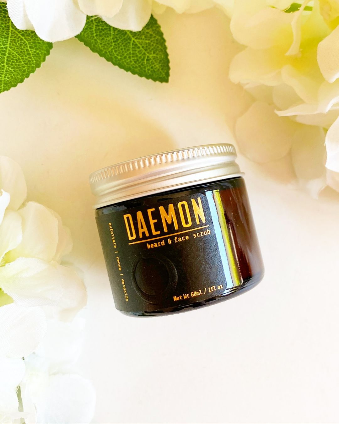 Daemon Organic men beard and face scrub review and promo code
