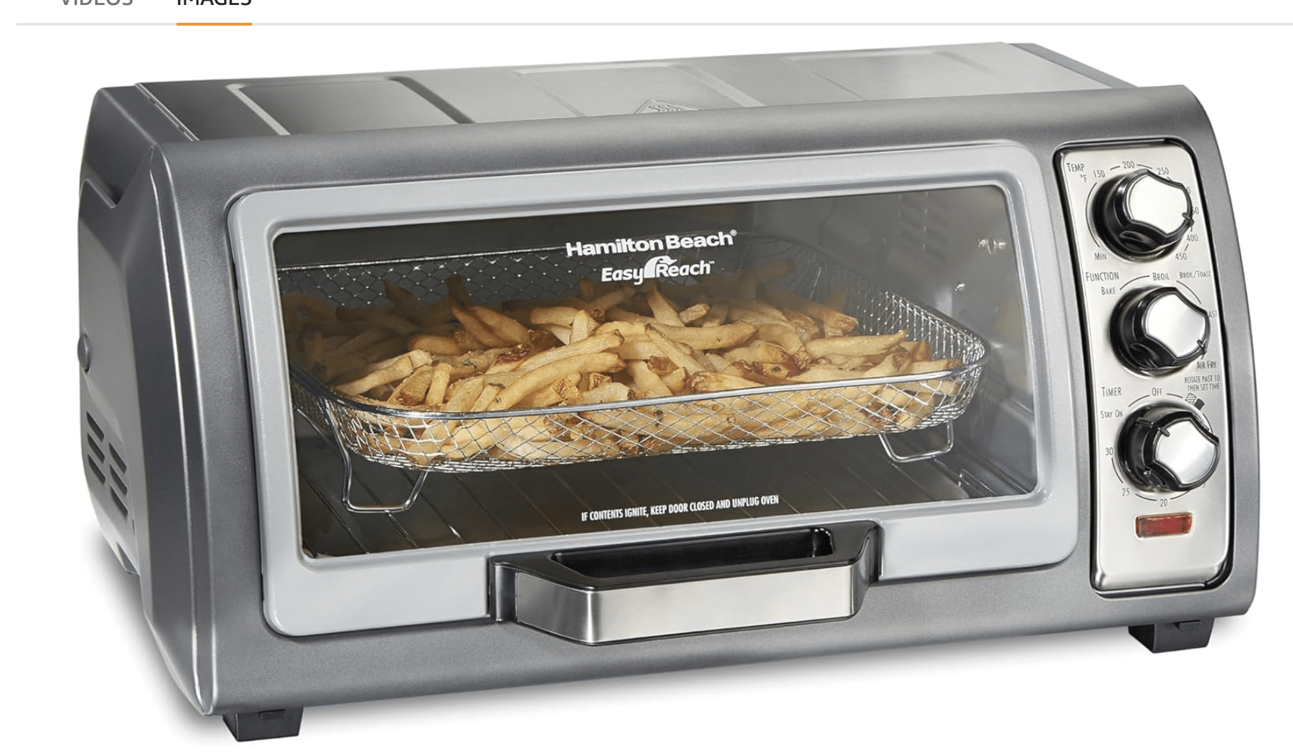 Hamilton Beach Toaster Oven Air Fryer