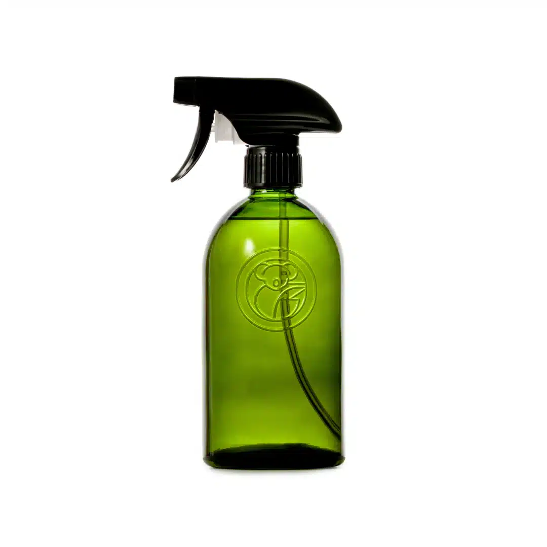 Koala Eco Apothecary Glass Bottle housed cleaning bottle