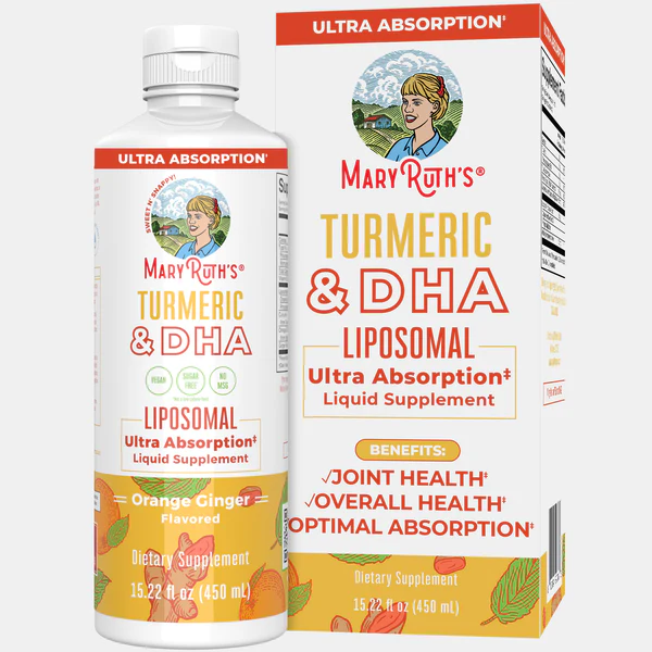 MaryRuth's Turmeric Liposomal & DHA review and promo code