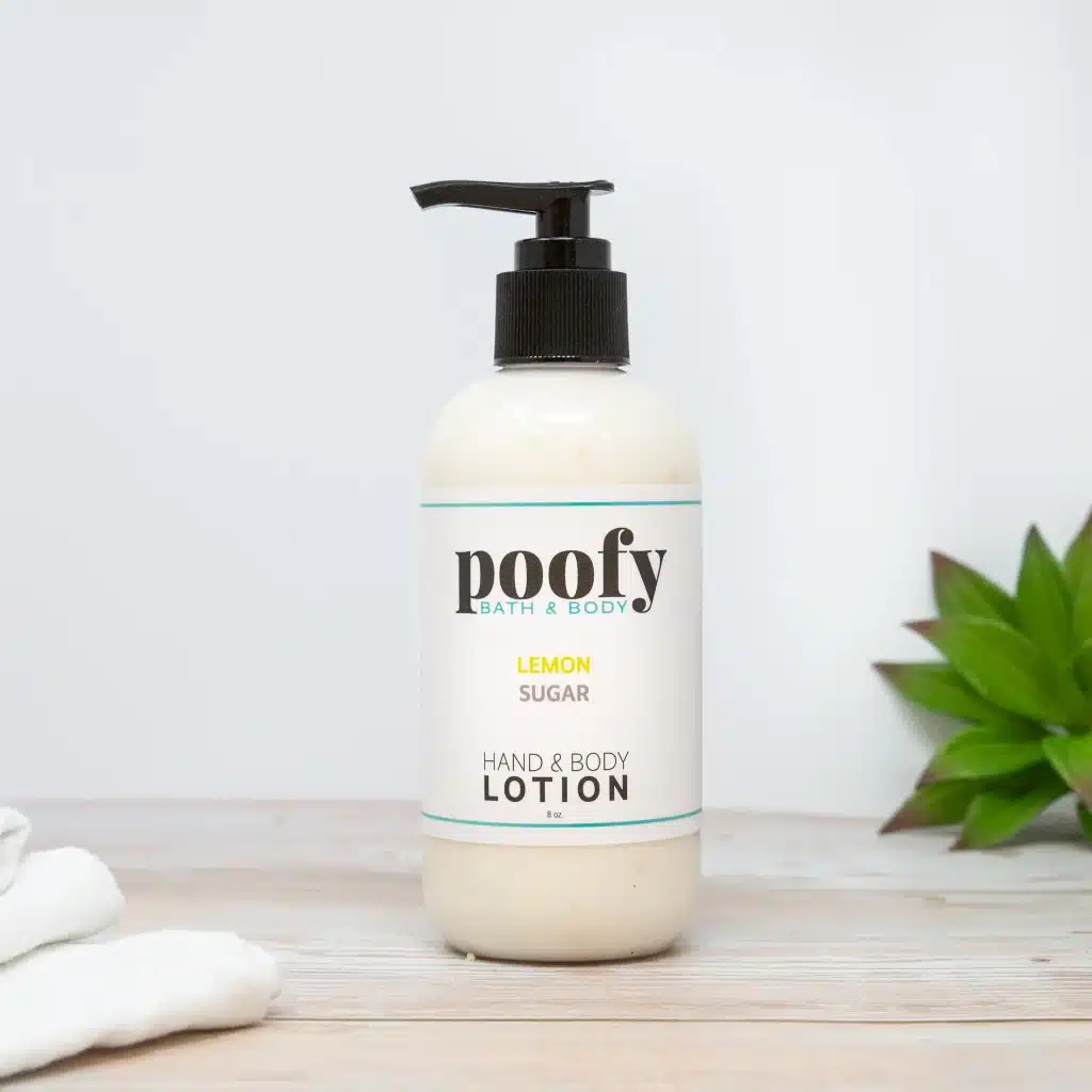 Poofy Organic Body Lotion Lemon review and promo code