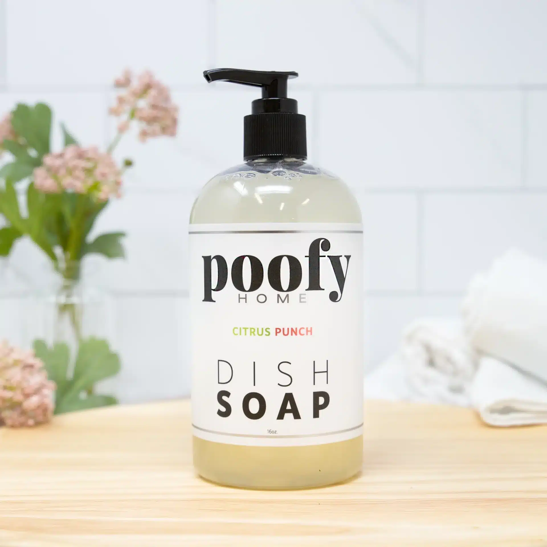 Poofy Organics Dish Soap review and promo code