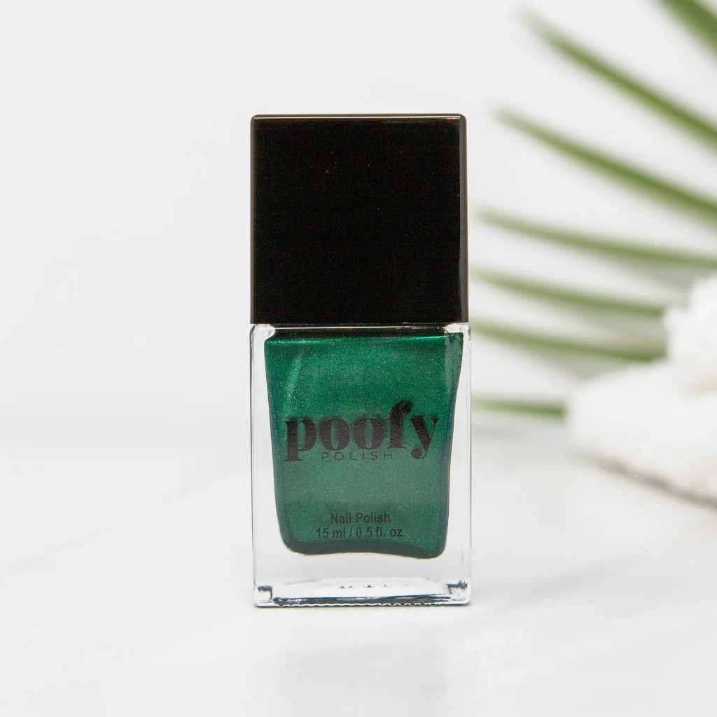 Poofy Organics Green Forest Nail Polish reveiw and promo code