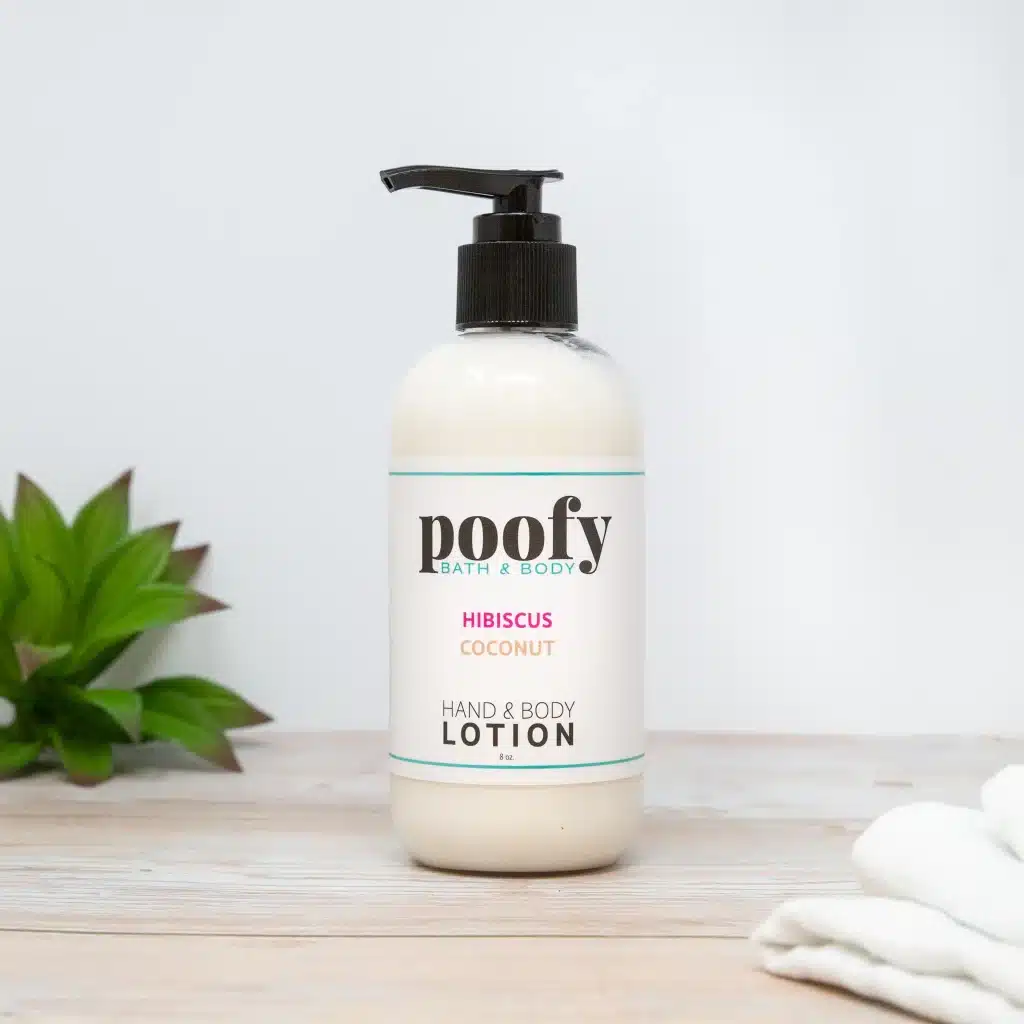 Poofy Organics Hibiscus Body Lotion review and promo code