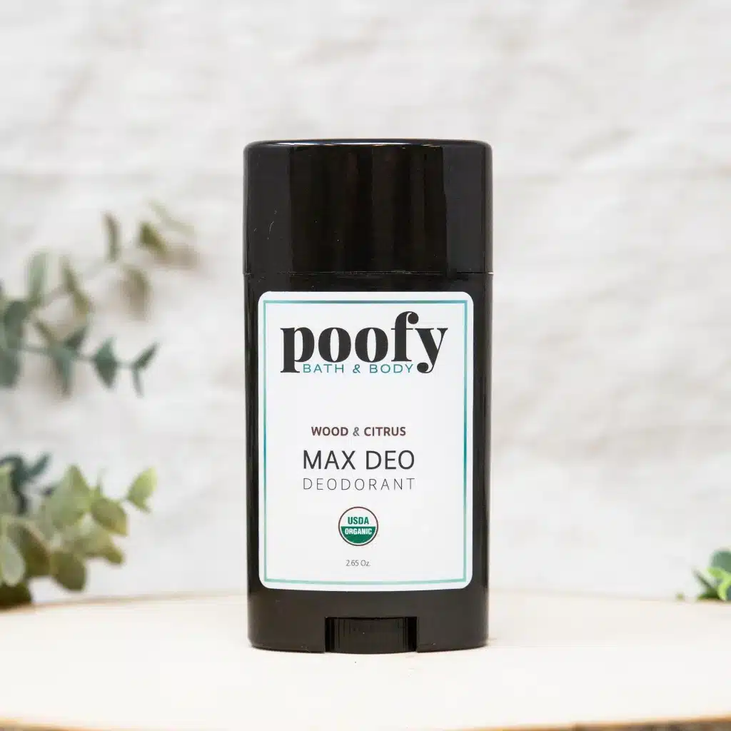 Poofy Organics USDA Certified Organic Men Deodorant