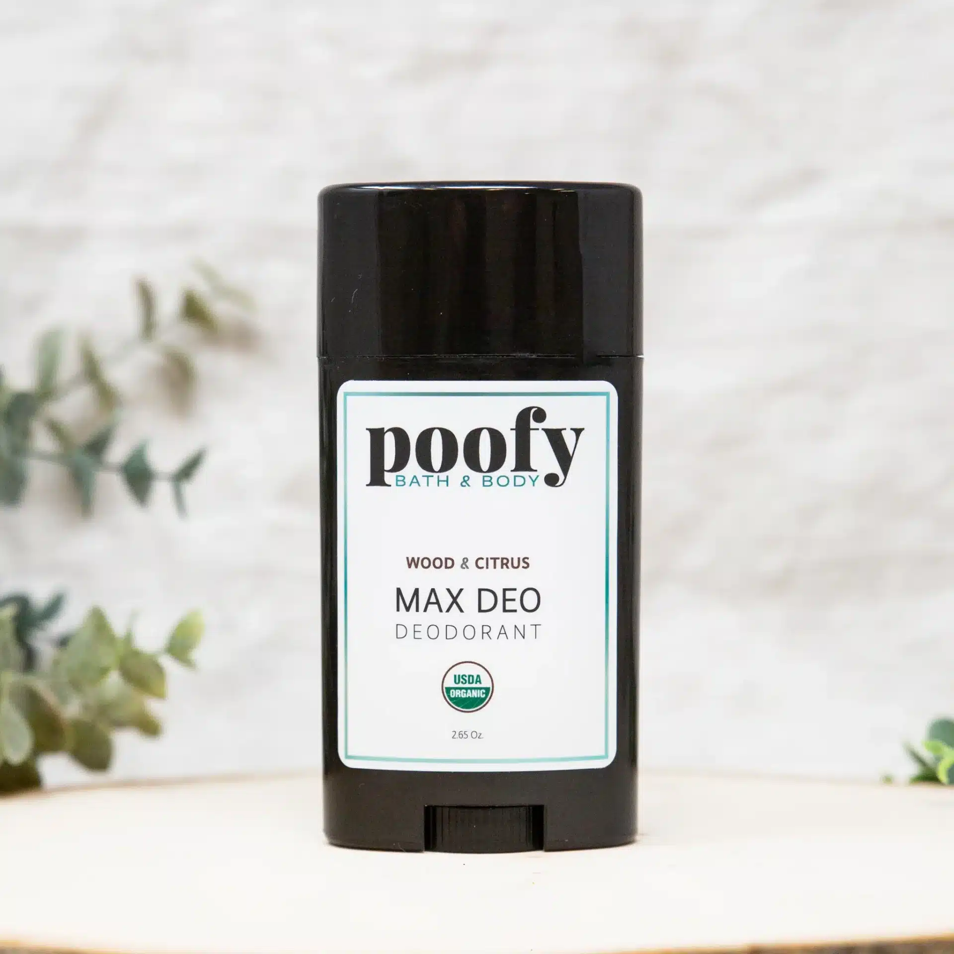 Poofy Organics USDA Certified Organic Men Deodorant