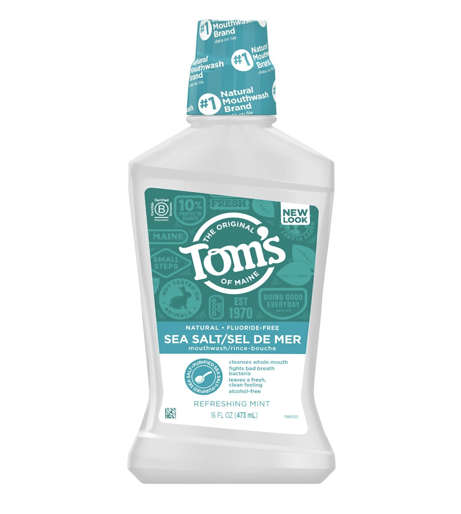 Tom's of Maine Sea Salt Natural Alcohol-Free Mouthwash review