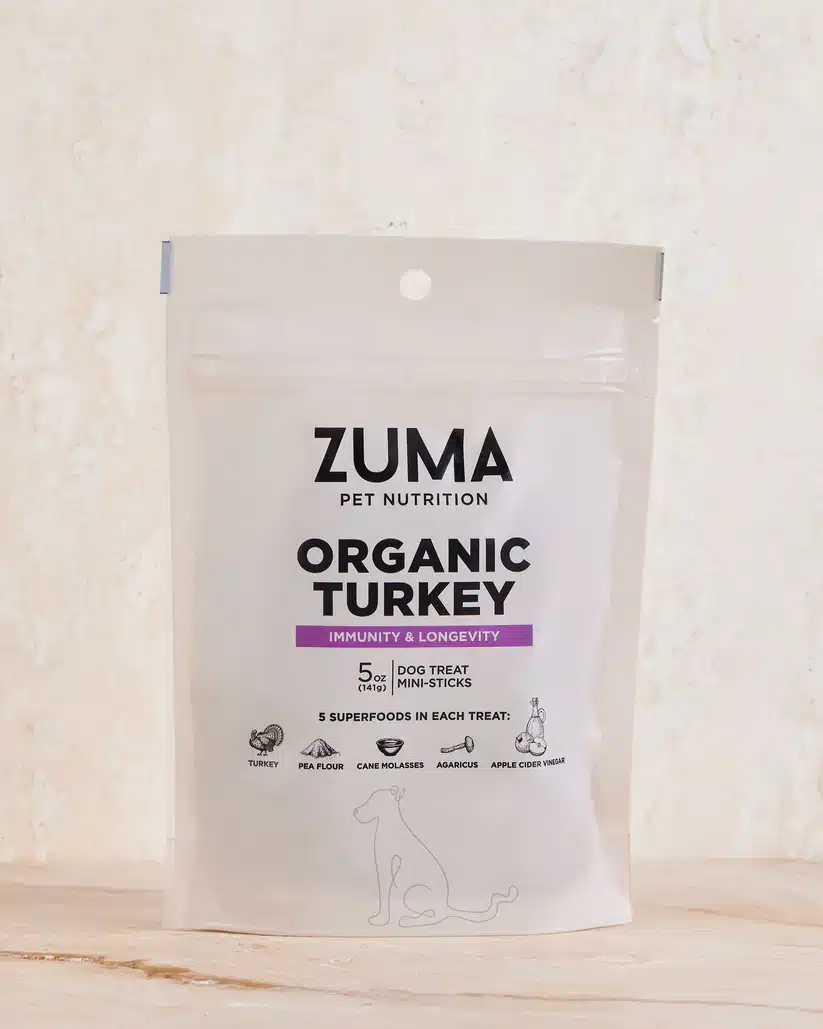 Zuma Pet Nutrition Organic Turkey Dog Treats review and promo code