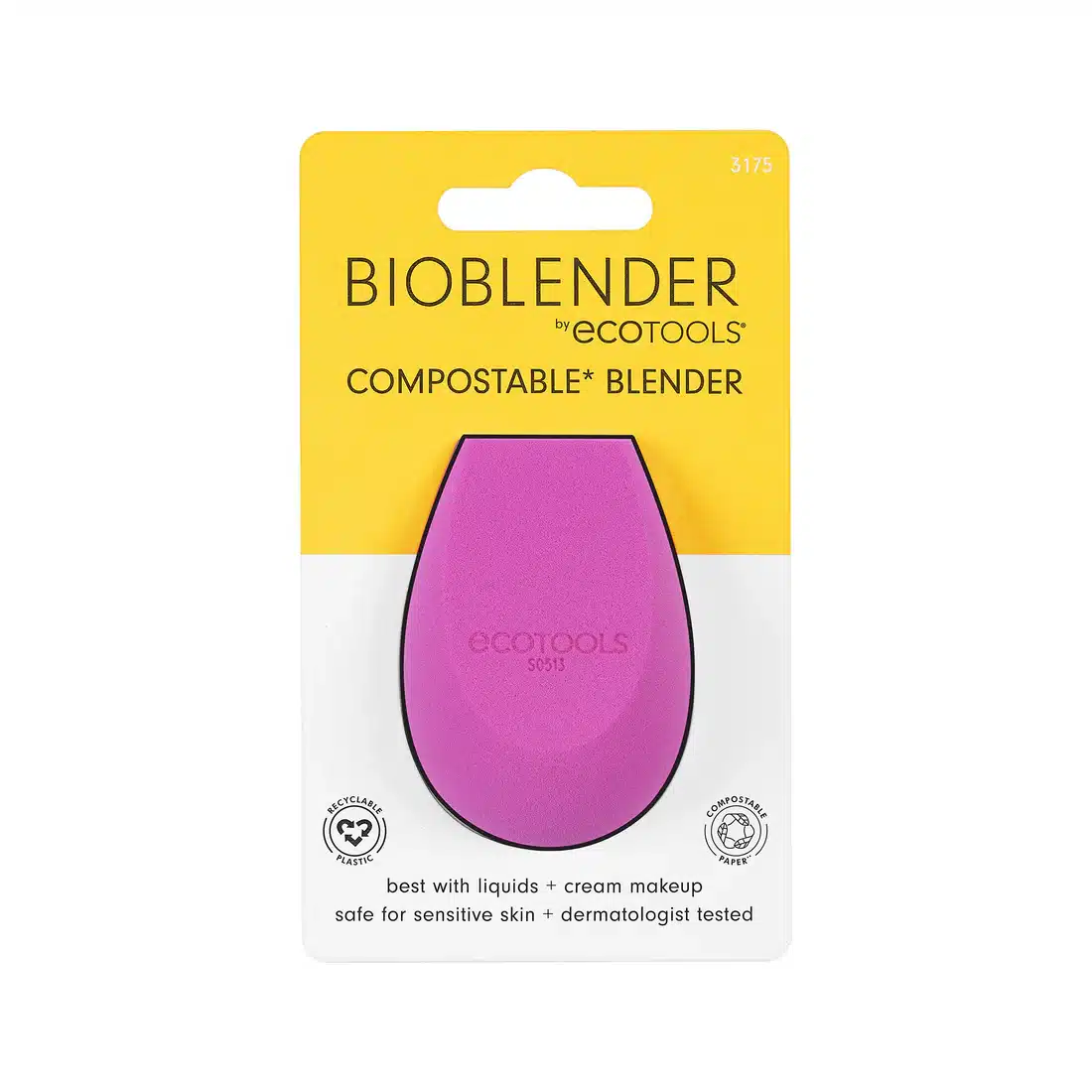 ecotools-Bioblender Makeup Sponge, organic makeup blender