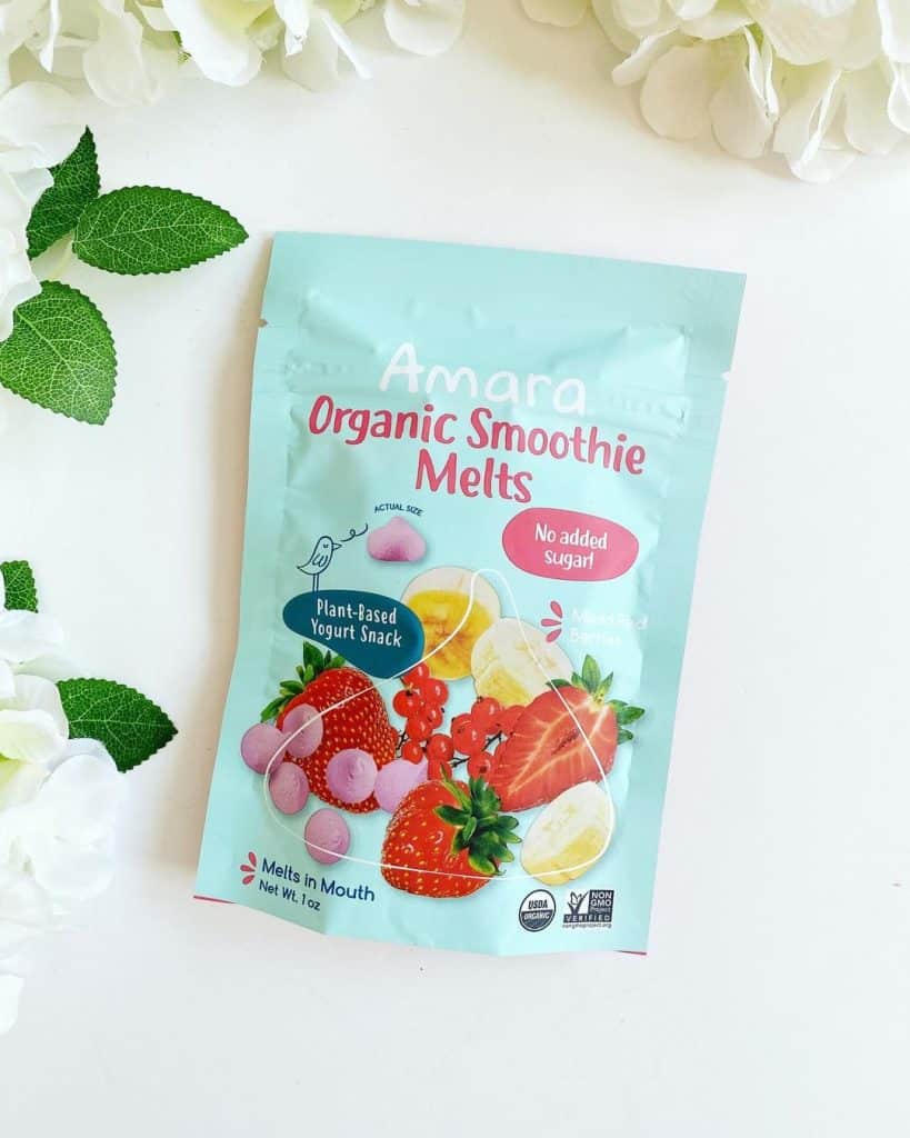 Amara Organic Smoothie Melts Mixed Red Berries Review and Promo Code