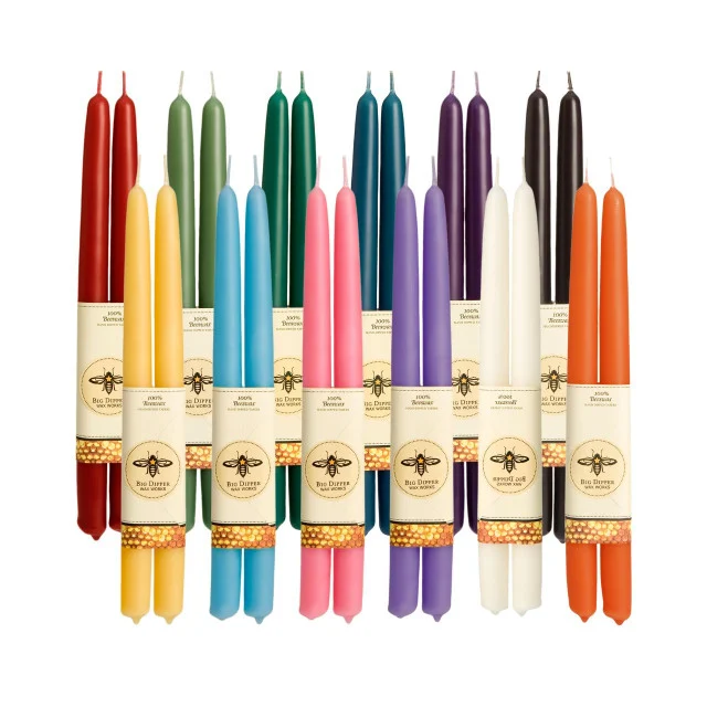 Big Dipper Wax Works Organic Beeswax Taper Candles