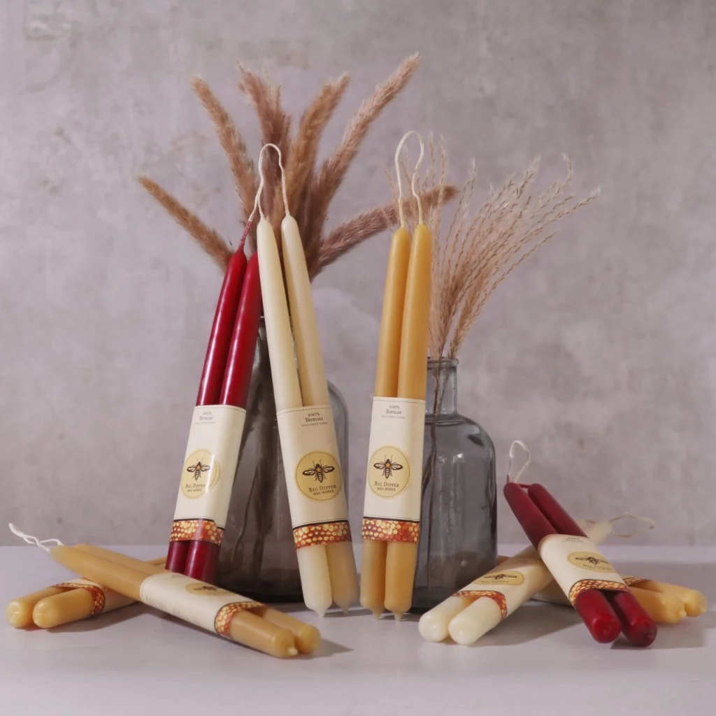 Big Dipper Wax Works Beeswax Taper Candles