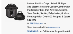 Instant Pot Pro Crisp 11-in-1 Air Fryer