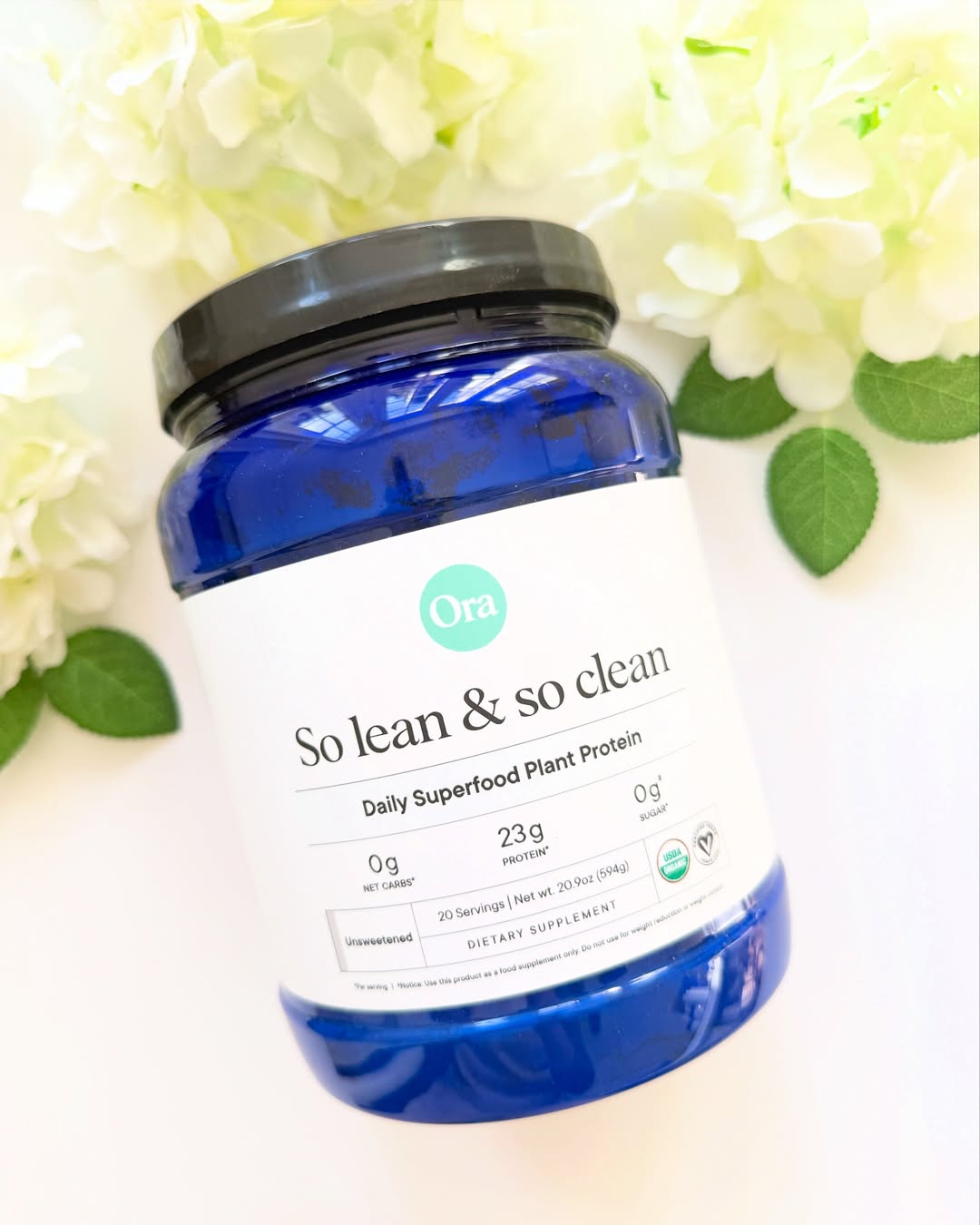 Ora So lean & so clean, USDA Certified Organic Protein Powder