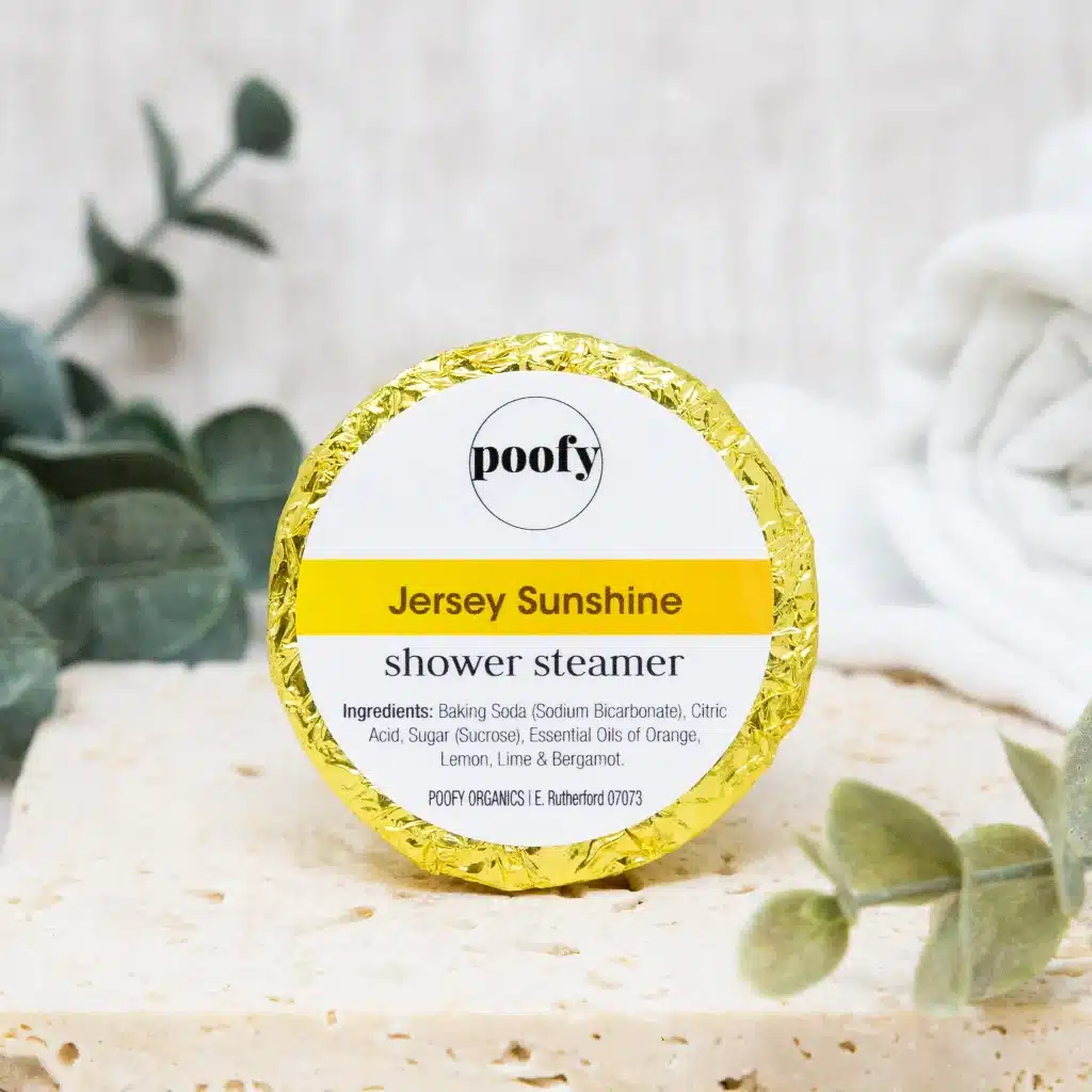 Poofy Organics Organic Jersey Sunshine Shower Steamer