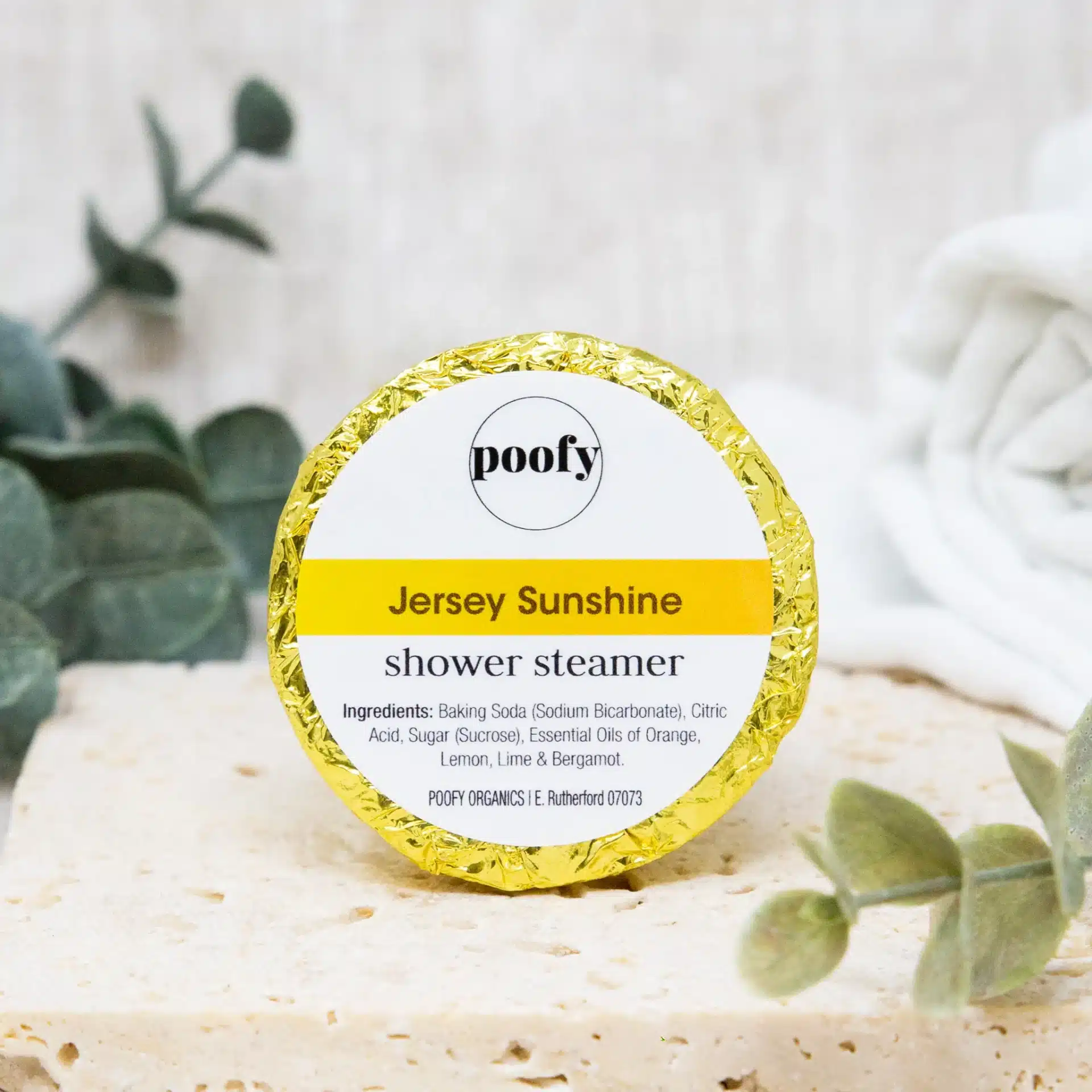 Poofy Organics Organic Jersey Sunshine Shower Steamer