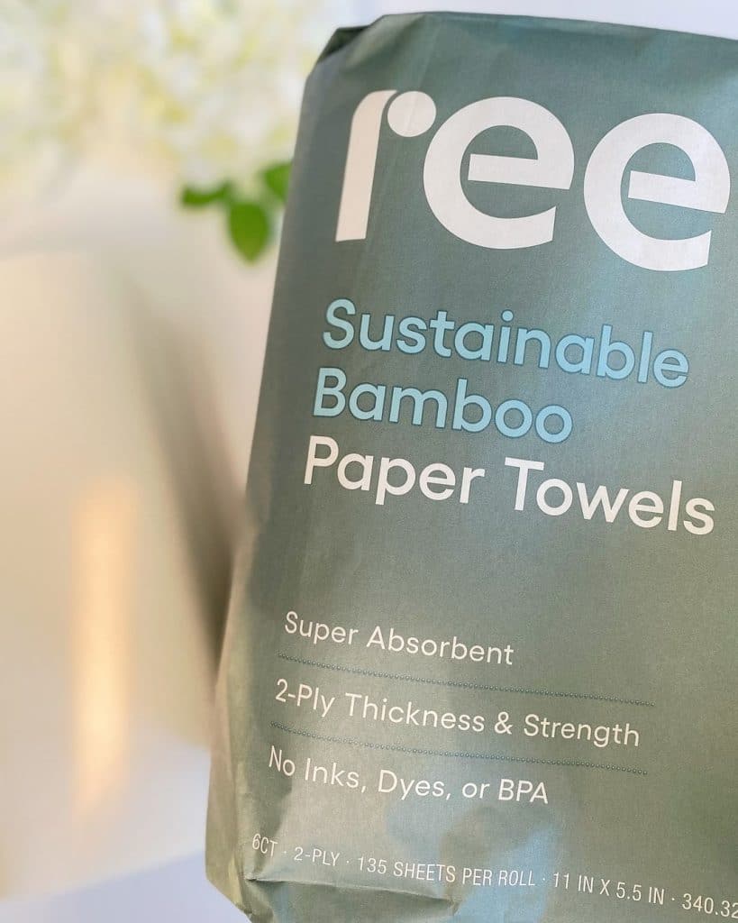 Reel Organic Bamboo Paper Towels review and promo code