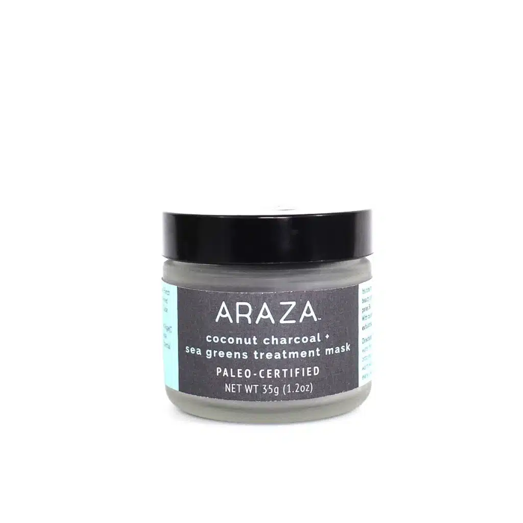 Araza Coconut Charcoal + Sea Greens Treatment Mask review and promo code