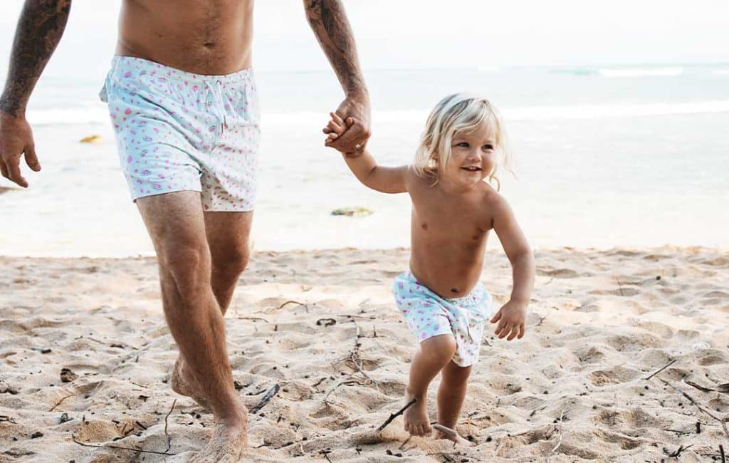 Bermies organic father and son swimsuit