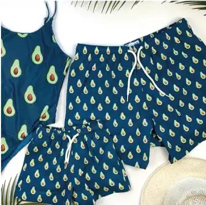 Bermies matching family swimwear