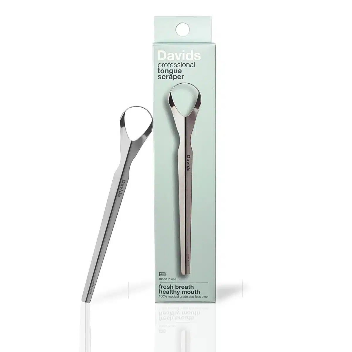 Davids tongue scraper made in the USA