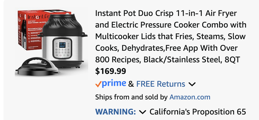 Instant Pot Duo Crisp 11-in-1 Air Fryer review