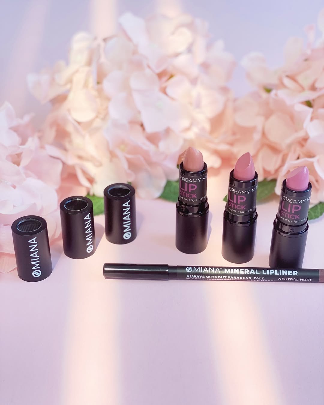Omiana organic Lip Makeup, mica-free, titanium dioxide-free lipsticks