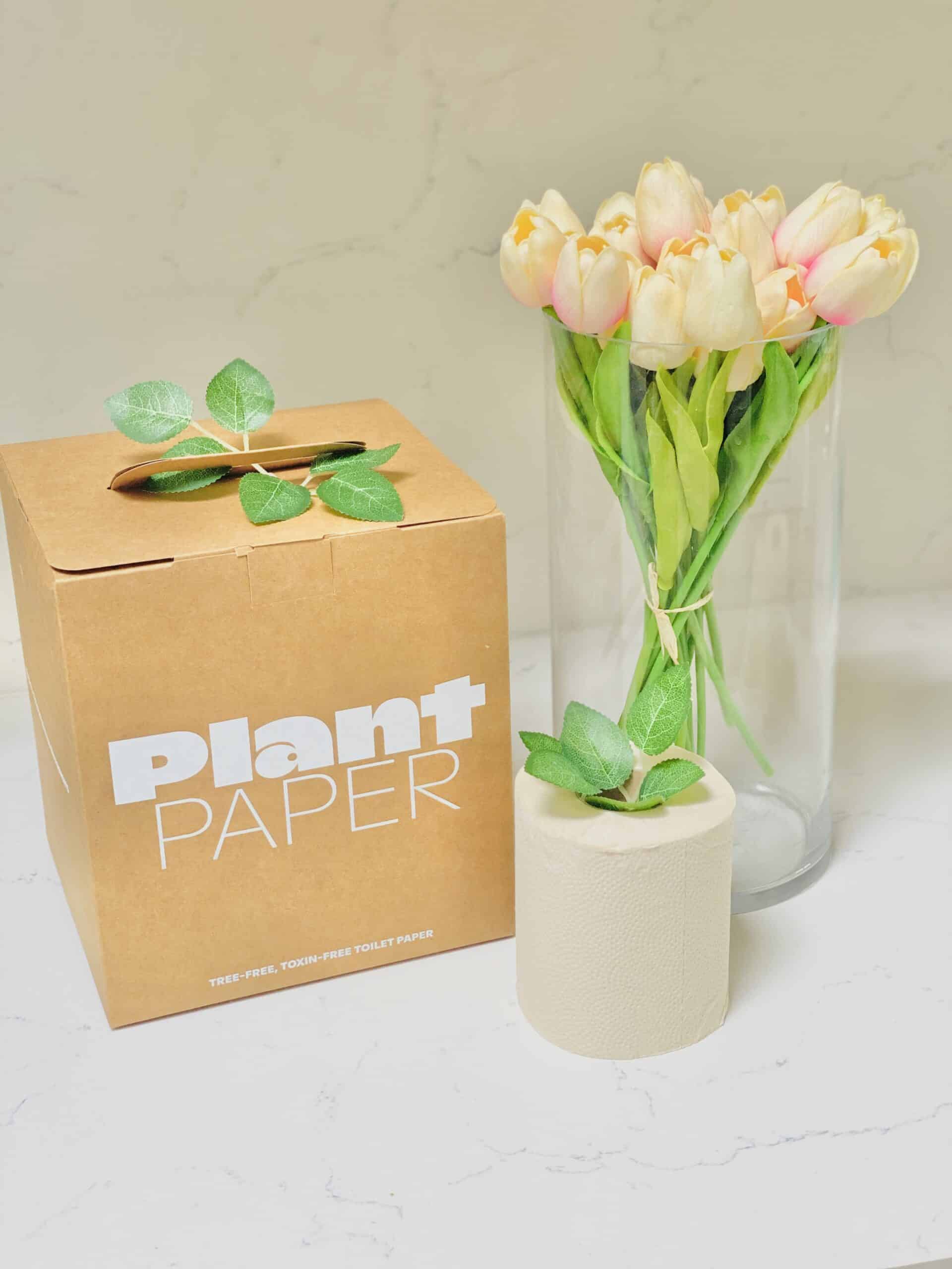 PlantPaper Organic Toilet Paper, FCS certified, bleach-free, PFAS free toilet paper